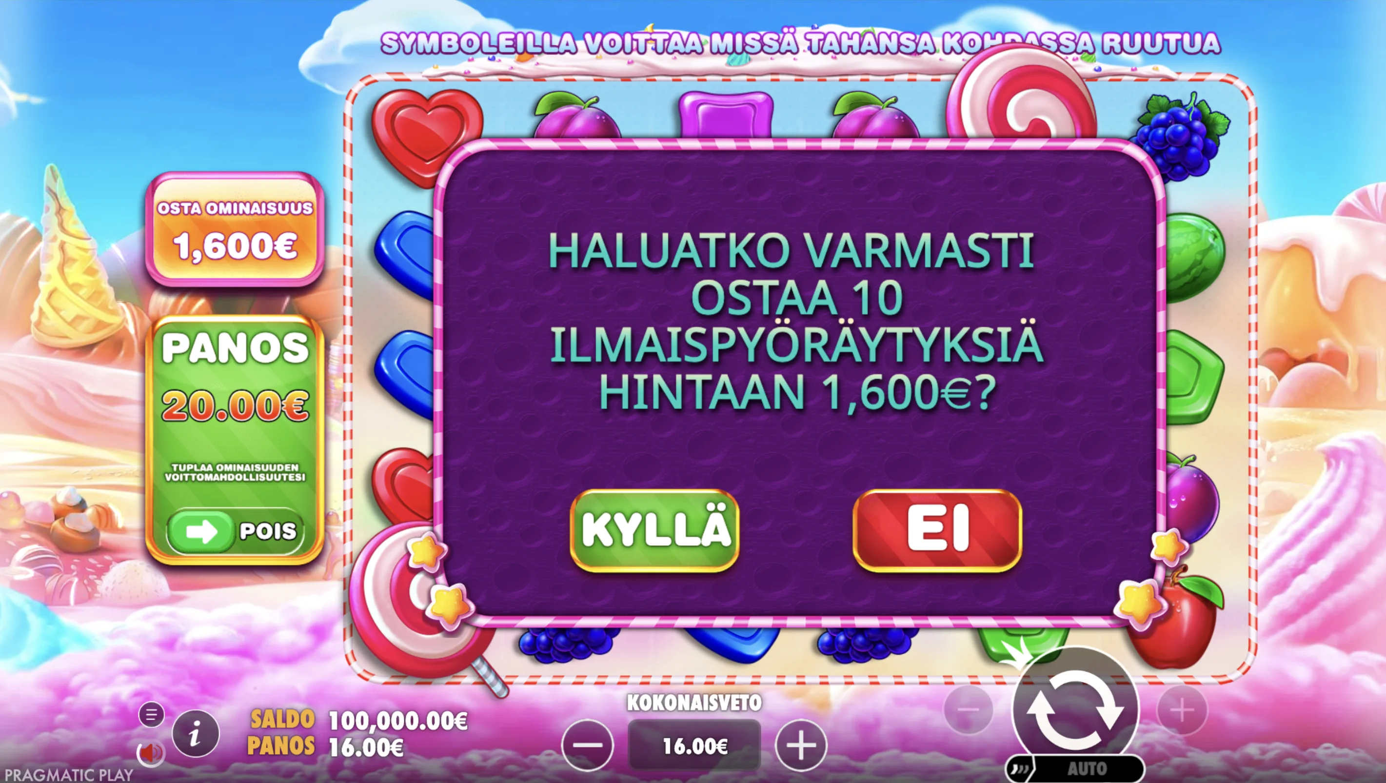 Wie gewinnt man bei Sweet Bonanza?